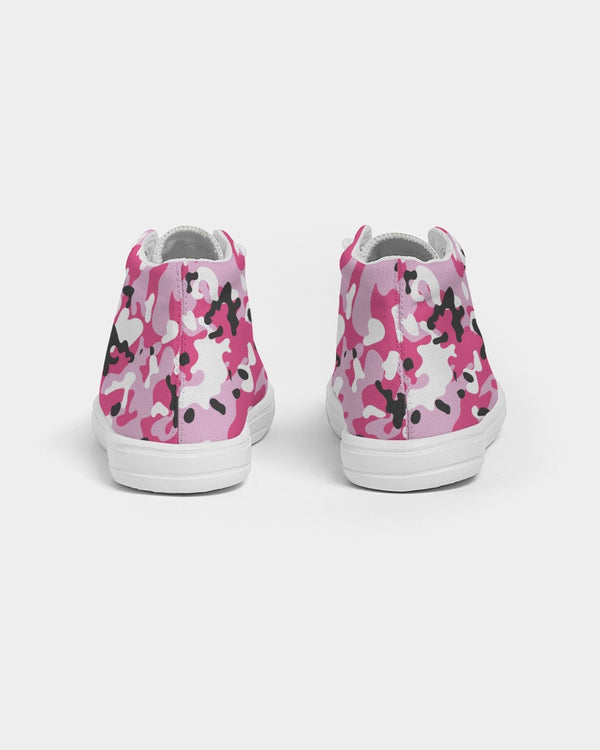 Pink Camo Kids Sneakers