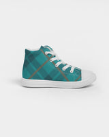 Ocean Plaids Kids Sneakers