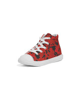 Red Camo Kids Sneakers